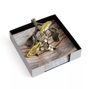 Michael Aram Love Birds Cocktail Napkin Holder NEW